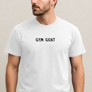White T-Shirt – Gym Goat